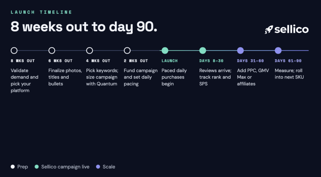 Ecommerce launch timeline